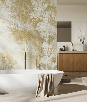 KEK  Gold metallic Engraved landscapes MW-152 (Met Gratis Lijm)