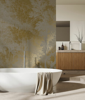 KEK  Gold metallic Engraved landscapes MW-161 (Met Gratis Lijm)