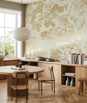 KEK Gold metallic Engraved landscapes MW-167 (Met Gratis Lijm)