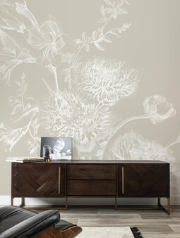 KEK Engraved Flowers 6 sheets WP-755 (Met Gratis Lijm)