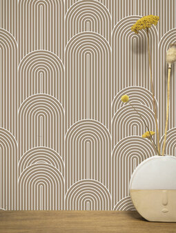 KEK Graphic Lines wallpaper (2 sheets) WP-736 (Met Gratis Lijm)