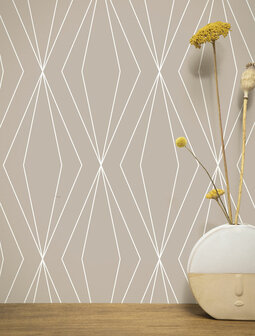 KEK Graphic Lines wallpaper (2 sheets) WP-741 (Met Gratis Lijm)