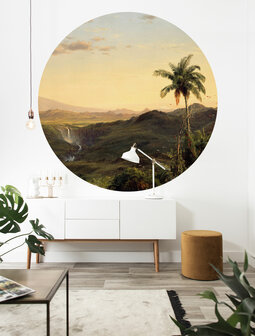 KEK Wallpaper Circle Golden age landscapes CK-073 (Met Gratis Lijm)