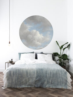 KEK Wallpaper Circle Small Golden Age Clouds SC-007 (Met Gratis Lijm)