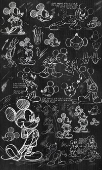 Komar Mickey - Chalkboard VD-052