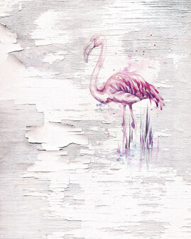 Komar Pink Flamingo 6007A-VD2