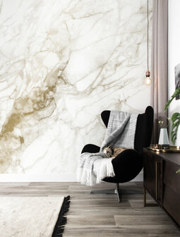 KEK Gold metallic Marble MW-058 (Met Gratis Lijm)