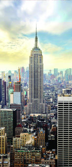 New York Panorama Deurposter Fotobehang 2317VET