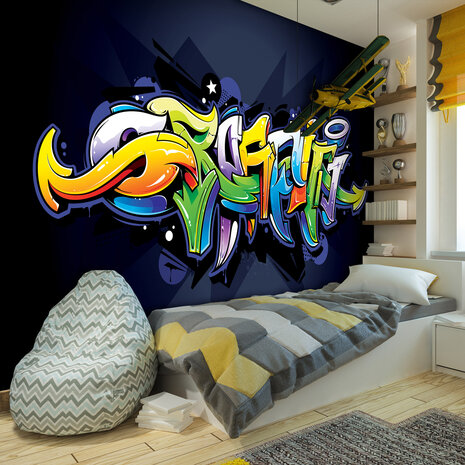 Relatief spiritueel Manie Graffiti Fotobehang 1509P8 - Fotobehangkoopjes.nl