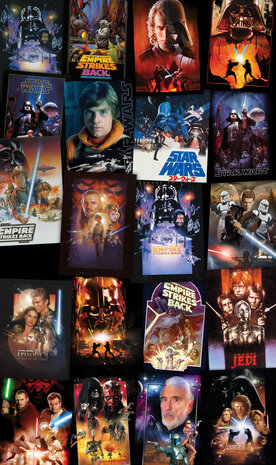 Komar Star Wars Posters Collage VD-048